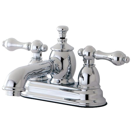 Kingston Brass KS7001AL 4" Centerset Bathroom Faucet, Polished Chrome KS7001AL